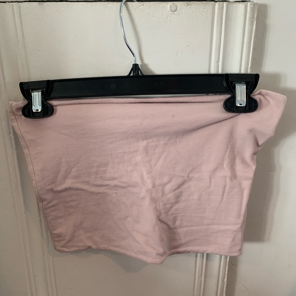 Pink tube top